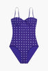 Ballpoint Ink Nothing Ditsy - Balconette Swimsuit - GLAM MODA